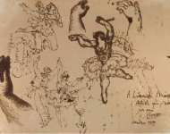Picasso Pablo Scenes from the Ballet La Boutique Fantastique Can-Can - Hermitage